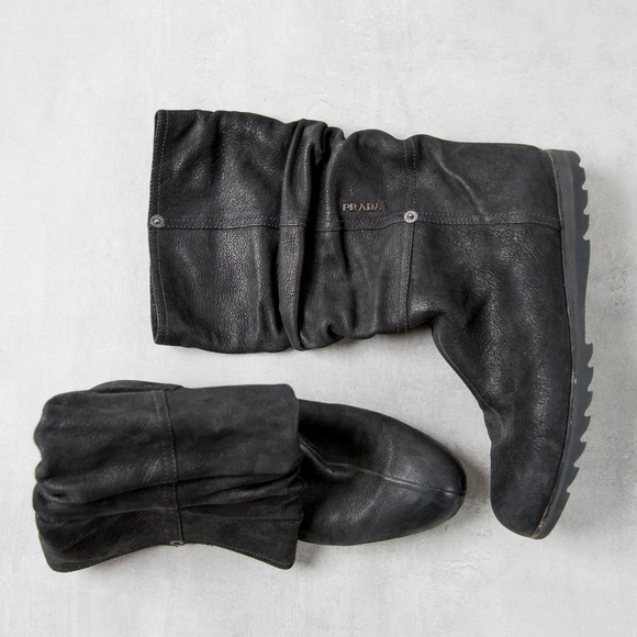 prada slouch boots